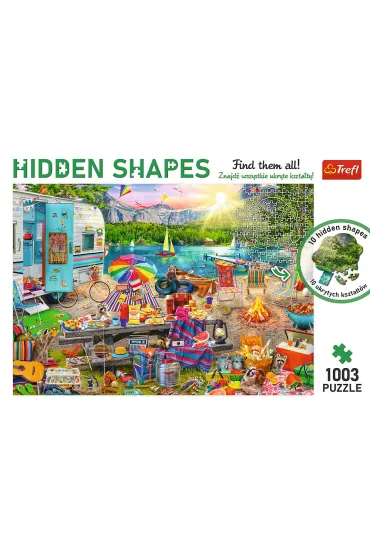 Puzzle Hidden Shapes 1003 el. Wycieczka kamperem Trefl