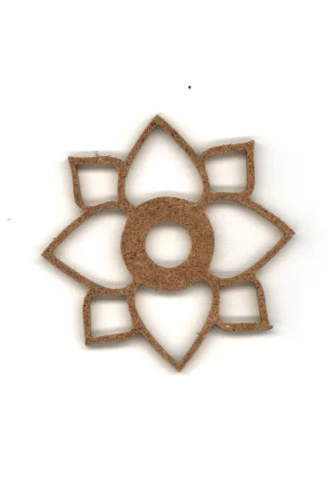 Enpap Ozdoba z p�yty MDF - podk�adka 017 10x10 cm