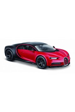 Model kompozytowy Bugatti Chiron sport czarno-czerwony Maisto