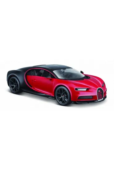 MAISTO 31524 Bugatti Chiron sport czarno-czerwony 1:24