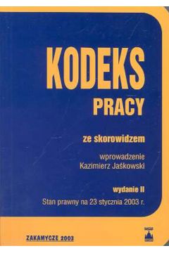 Kodeks pracy ze skorowidzem