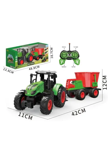 Traktor R/C z przyczep� 1:24 42x11x12cm Madej