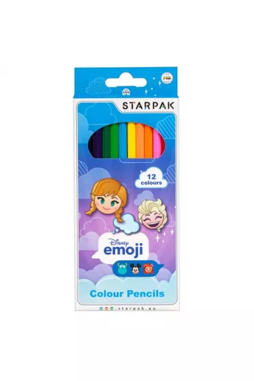 Starpak Kredki Emoji Frozen 12 kolor�w