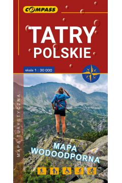 Tatry Polskie mapa foliowana