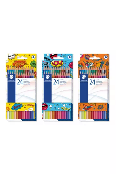 Staedtler Kredki sze�ciok�tne Comic 24 kolor�w