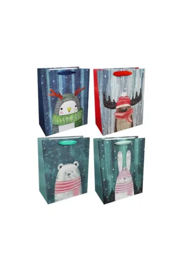 incood. Torba prezentowa z brokatem mix 26x32 cm