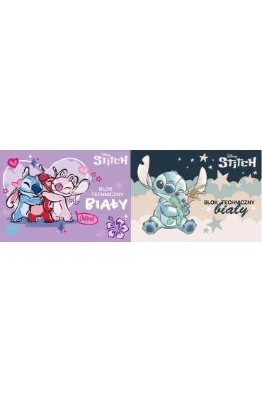 Blok techniczny bia�y A4/10K Stitch mix