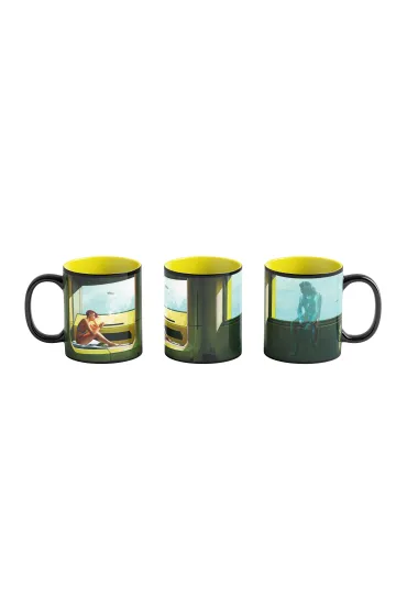 Kubek ceramiczny Kubek 450ml Game Art Chronicles Cyberpunk 2077 V & Edward Hopper Mug