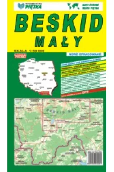 Beskid Ma�y 1:50 000 mapa turystyczna PI�TKA