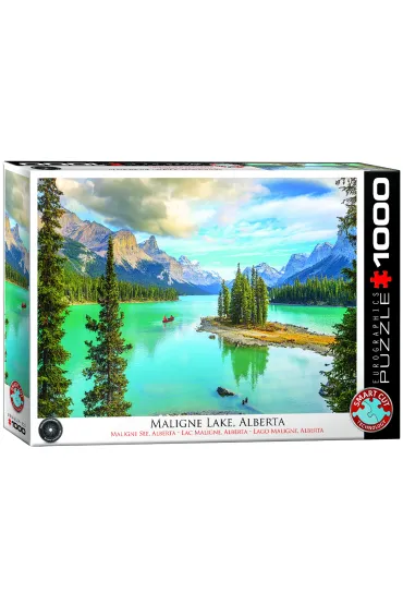 Puzzle 1000 el. Malign Lake Alberta Eurographics