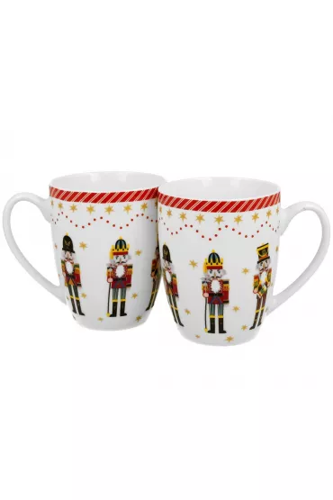Duo Sp. z o.o. Komplet kubkw Christmas Nutcracker 2 x 360 ml