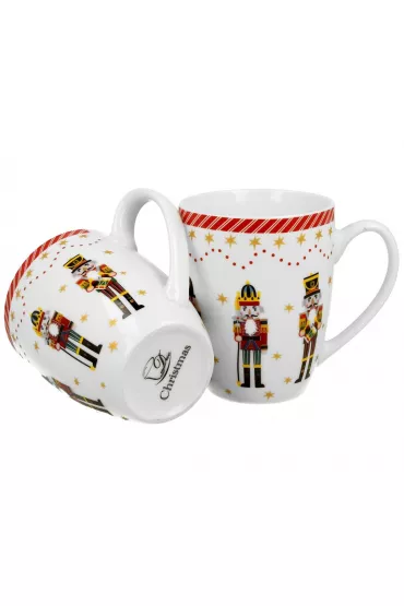 Duo Sp. z o.o. Komplet kubkw Christmas Nutcracker 2 x 360 ml
