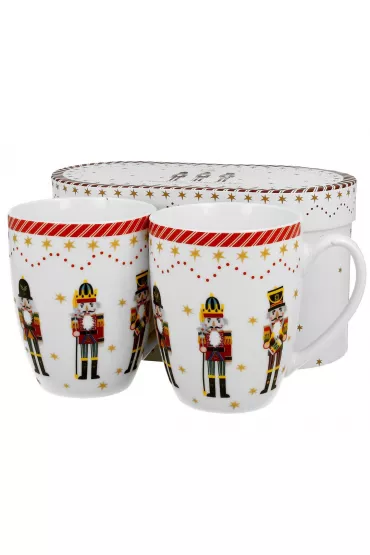 Duo Sp. z o.o. Komplet kubkw Christmas Nutcracker 2 x 360 ml