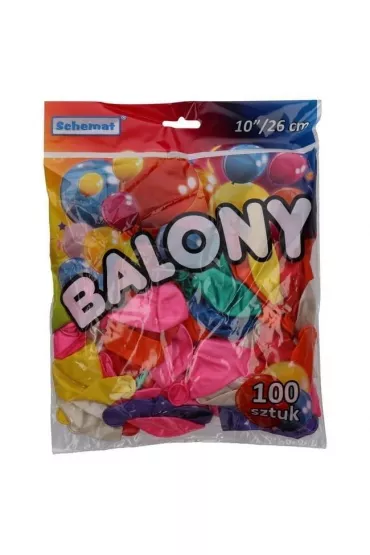 Schemat Balony metalizowane 26cm