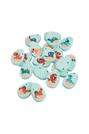 Memory drewniane Dinozaury 20 element�w 2+ Janod
