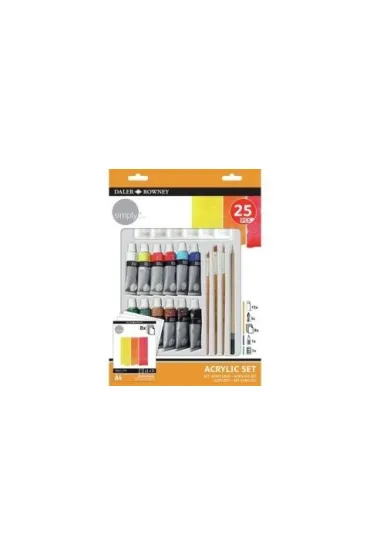 Fila Simply Acrylic - Zestaw farb akrylowych - 25 szt. (126500410)