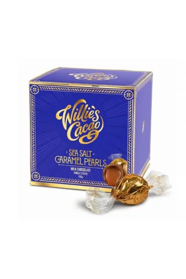 Willies Cacao Czekoladki Sea Salt Caramel Milk Chocolate Pearls 150 g