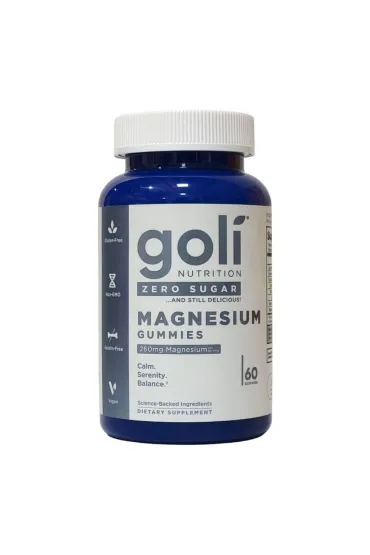 Goli Nutrition Zero Sugar Magnesium - Magnez - �elki bez dodatku cukru Suplement diety 60 szt.