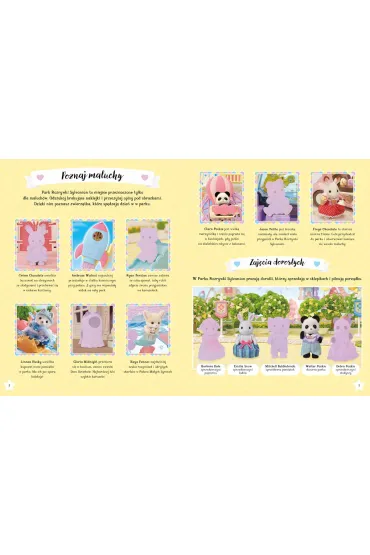 Sylvanian Families. Dzie� w Parku Rozrywki Sylvanian. Ksi��ka z naklejkami