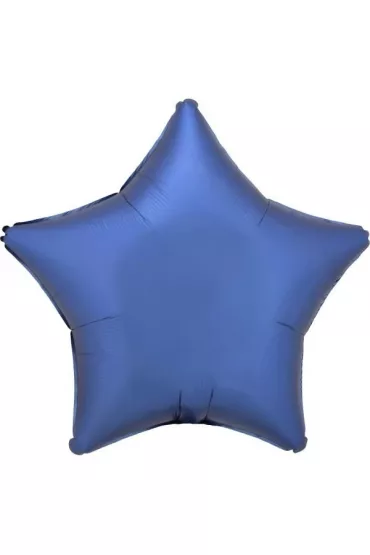 Amscan Balon foliowy Lustre Azure niebieski gwiazda 48cm