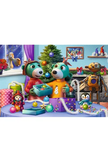 Puzzle 100 el. �wi�ta Rodziny Treflik�w