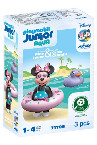 Playmobil Junior Aqua Disney Myszka Minnie i wycieczka na pla�� 71706