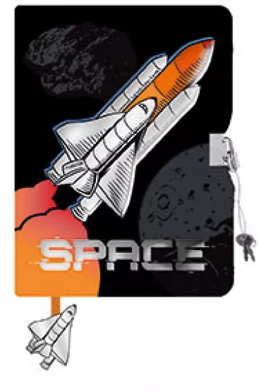 Bambino Pami�tnik z k��dk� A5 w�ochacz Space 96 kartek
