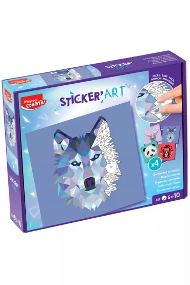 Maped Przyklejanie po numerach Sticker Art