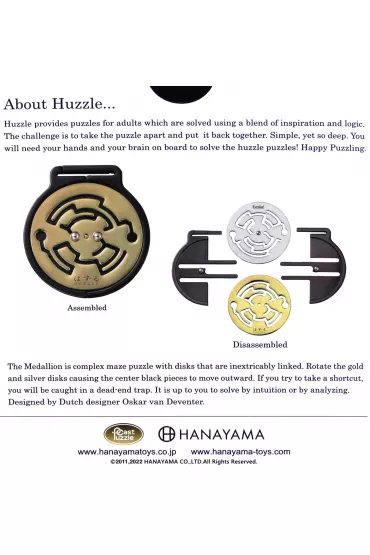 �amig��wka Medallion poziom 5/6 Hanayama - Oskar Van  Deventer
