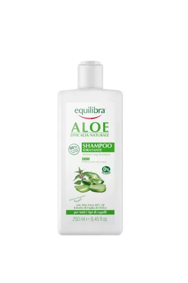 Equilibra Aloe Moisturizing Shampoo nawil�aj�cy szampon aloesowy bez SLS - rypacz 250 ml