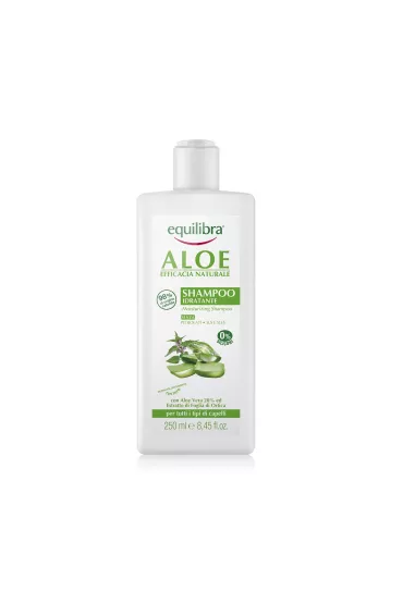 Equilibra Aloe Moisturizing Shampoo nawil�aj�cy szampon aloesowy bez SLS - rypacz 250 ml