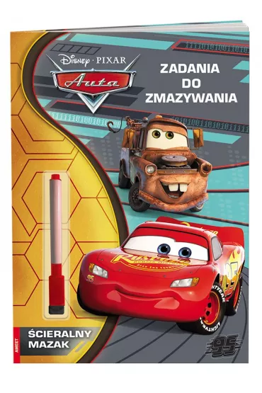 Auta. Zadania do zmazywania. Zygzak McQueen