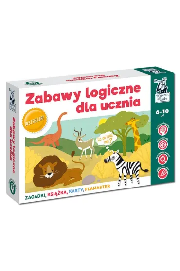 Kapitan Nauka. Zabawy logiczne dla ucznia 6-10 lat - Agnieszka Biela, Krzysztof Minge, Natalia Minge, Monika  Sobkowiak
