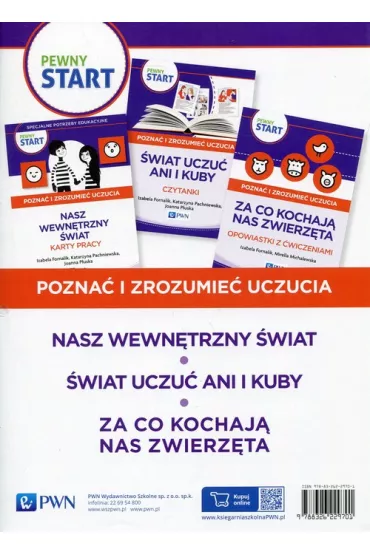 Pewny start. Pozna� i zrozumie� uczucia. Pakiet: Nasz wewn�trzny �wiat, �wiat uczu� Ani i Kuby, Za co kochaj� nas zwierz�ta