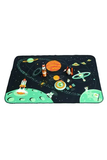 Mata z drewnianymi elementami Przygoda w Kosmosie Tender Leaf Toys