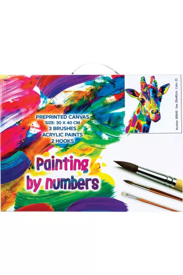 Panta Plast P��tno malarskie ze szkicem do pomalowania 89649 30 x 40 cm