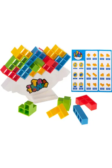 Gra zr�czno�ciowa Montessori Balansuj�ca klocki