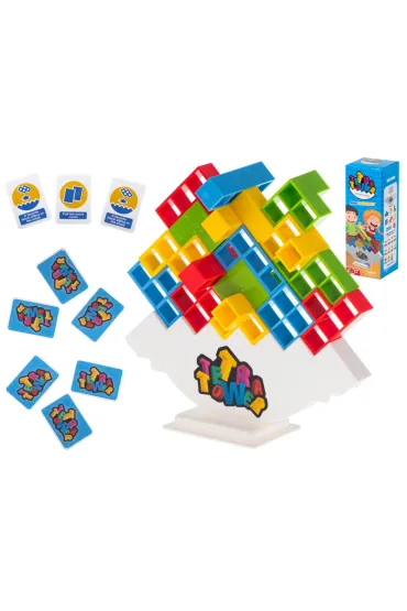 Gra zr�czno�ciowa Montessori Balansuj�ca klocki