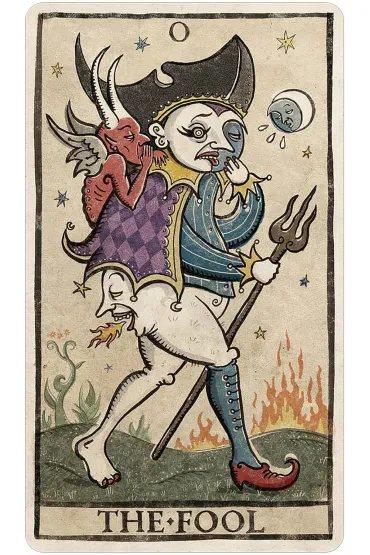 Trionfi Della Luna Tarot, karty do wr�enia - Patrick Valenza