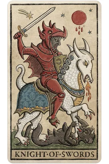 Trionfi Della Luna Tarot, karty do wr�enia - Patrick Valenza
