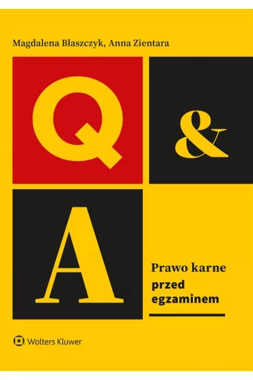 Prawo karne. Przed egzaminem - Anna Zientara, Magdalena B�aszczyk