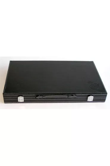 Backgammon wersja LUX czarna