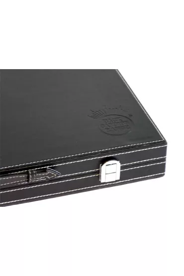 Backgammon wersja LUX czarna