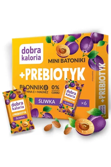 Dobra Kaloria Mini batoniki +Prebiotyk �liwka 6 x 17 g
