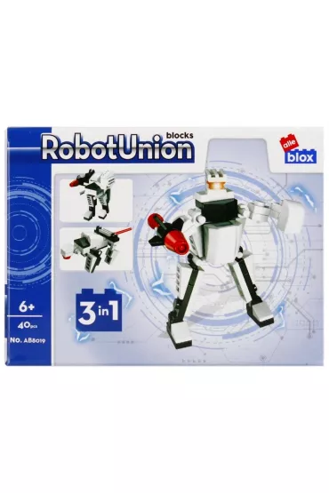 Klocki konstrukcyjne Robot 40 element�w ALLEBLOX