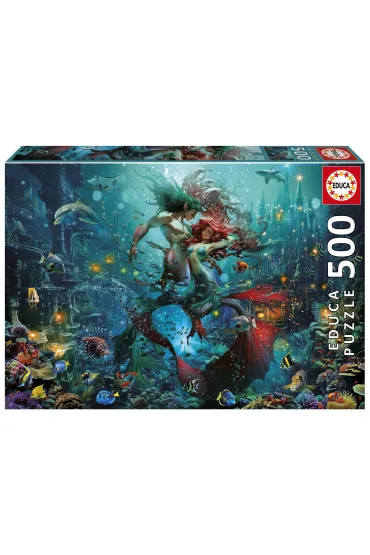Puzzle 500 el. Atlantyda Educa