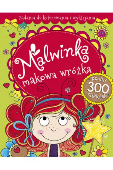 Malwinka makowa wr�ka. Zadania do kolorowania i wyklejania