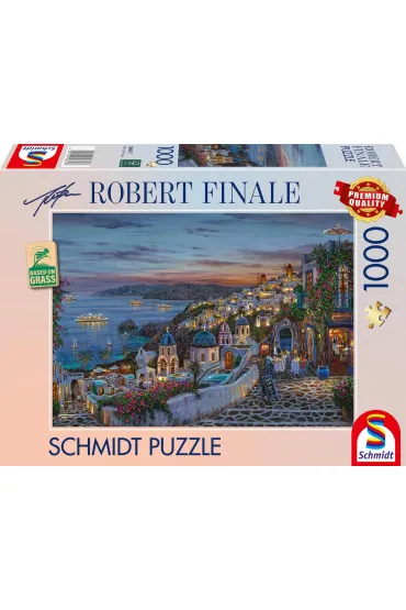 Puzzle 1000 PQ Robert Finale Zach�d s�o�ca na Santorini Grecja 113982 Schmidt