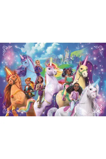 Puzzle 180 el. Super Unicorn Academy Clementoni