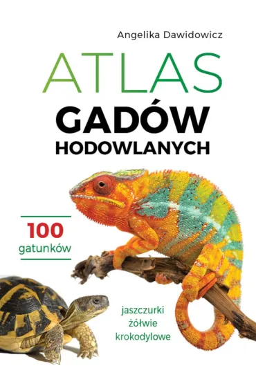 Atlas gad�w hodowlanych. 100 gatunk�w. Jaszczurki, ��wie, krokodylowe - Angelika  Dawidowicz
